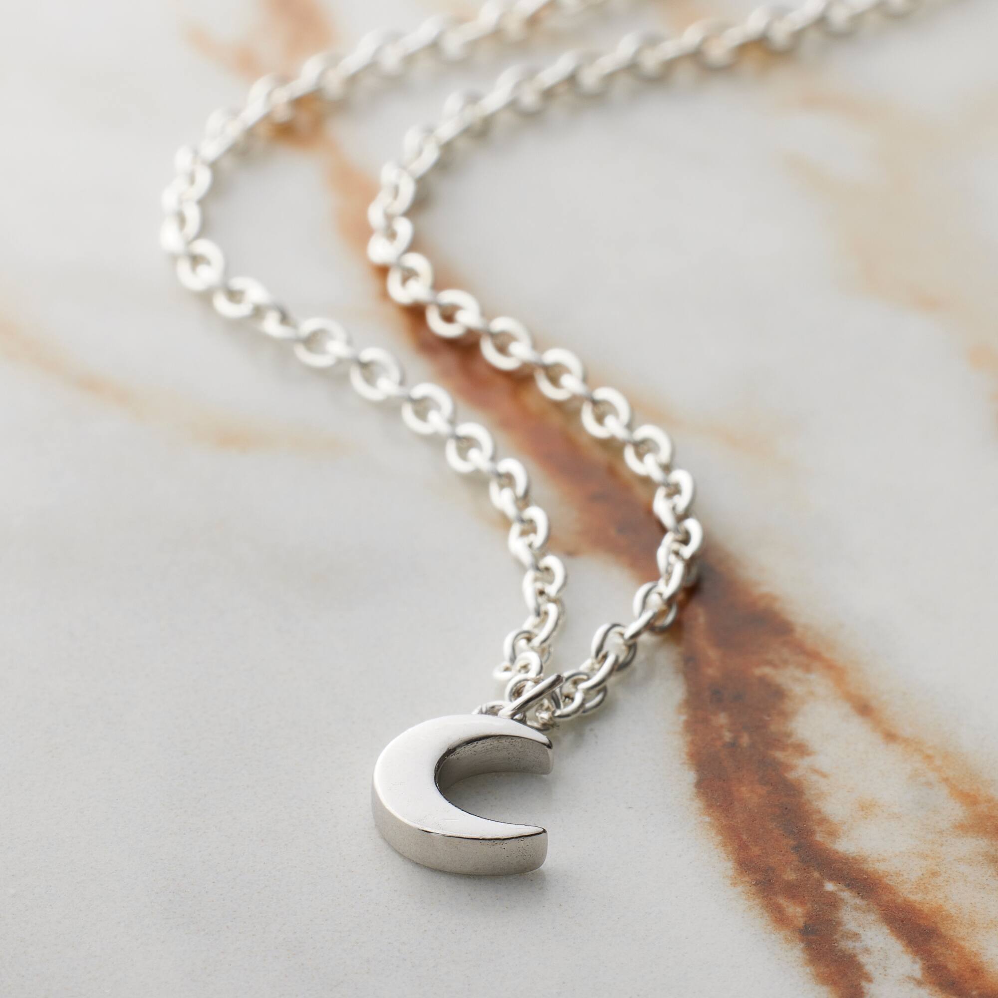 Sterling Silver Moon Icon Charm by Bead Landing™